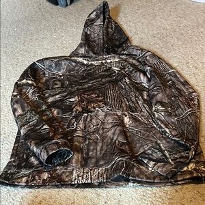 Worth Brown Raincoat with Hood and Water-Resistant Finish